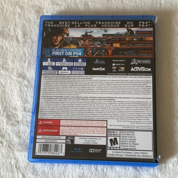 Sony PS4 Call of Duty: Black Ops 4 - Blue Case - Picture 2 of 3